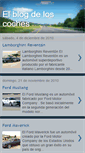 Mobile Screenshot of elblogdeloscoches.blogspot.com
