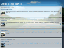 Tablet Screenshot of elblogdeloscoches.blogspot.com