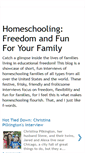 Mobile Screenshot of homeschoolingisfreedom.blogspot.com