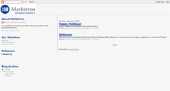 Desktop Screenshot of marketronemployee.blogspot.com