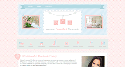 Desktop Screenshot of amandocasandoedecorando.blogspot.com