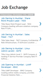 Mobile Screenshot of exchangejobs.blogspot.com