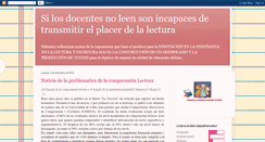 Desktop Screenshot of lectoescrituraconsentido.blogspot.com