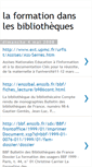 Mobile Screenshot of laformationdanslesbibliothques.blogspot.com