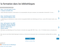 Tablet Screenshot of laformationdanslesbibliothques.blogspot.com