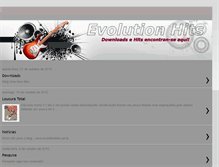 Tablet Screenshot of evolution-hits.blogspot.com