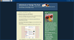 Desktop Screenshot of georgetheduck.blogspot.com
