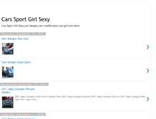 Tablet Screenshot of carssportgirlsexy.blogspot.com