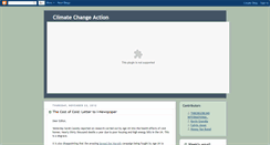 Desktop Screenshot of climatechangeaction.blogspot.com