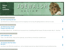 Tablet Screenshot of joewalshonline.blogspot.com