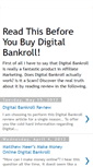 Mobile Screenshot of digitalbankroll-read-my-review.blogspot.com