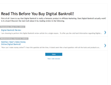 Tablet Screenshot of digitalbankroll-read-my-review.blogspot.com