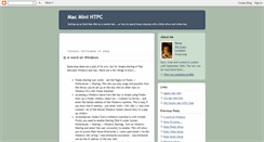 Desktop Screenshot of macminihtpc.blogspot.com