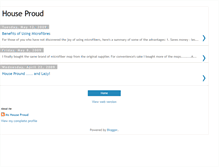 Tablet Screenshot of mshouseproud.blogspot.com