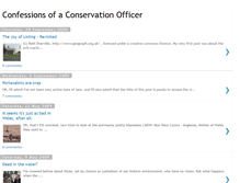 Tablet Screenshot of conservationofficer.blogspot.com