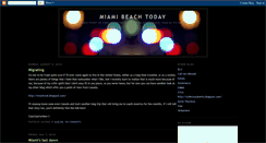 Desktop Screenshot of miamibeachtoday.blogspot.com