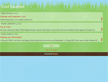 Tablet Screenshot of fordsmarties.blogspot.com