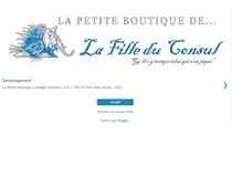 Tablet Screenshot of lafilleduconsul-laboutique.blogspot.com