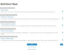 Tablet Screenshot of bethlehemroad.blogspot.com