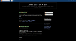 Desktop Screenshot of mathproofaday.blogspot.com