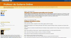 Desktop Screenshot of profesordeguitarraonline.blogspot.com