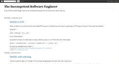 Desktop Screenshot of incompetentse.blogspot.com