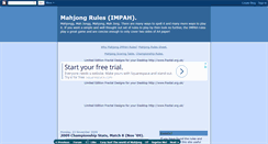Desktop Screenshot of mahjong-rules.blogspot.com