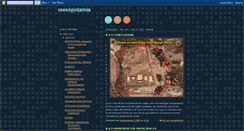 Desktop Screenshot of civilizacionmesopotamica.blogspot.com