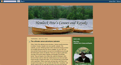 Desktop Screenshot of hpcanoes.blogspot.com