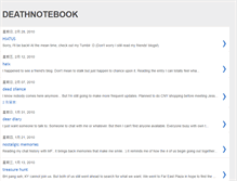 Tablet Screenshot of deathnotebook.blogspot.com