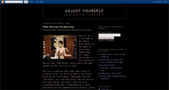 Desktop Screenshot of adjust-yourself.blogspot.com