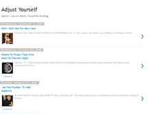 Tablet Screenshot of adjust-yourself.blogspot.com