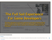 Tablet Screenshot of fullsail-gamedev.blogspot.com