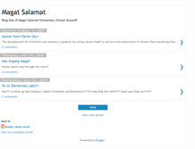 Tablet Screenshot of magatsalamat.blogspot.com
