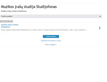 Tablet Screenshot of muzikosirasustudija.blogspot.com