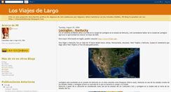 Desktop Screenshot of losviajesdelargo.blogspot.com