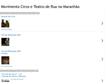 Tablet Screenshot of movimentocircoeteatroderuanomaranhao.blogspot.com
