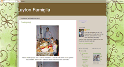 Desktop Screenshot of laytonfamiglia.blogspot.com