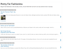 Tablet Screenshot of prettyfatfashionista.blogspot.com