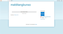 Desktop Screenshot of malditangbunso.blogspot.com