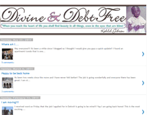 Tablet Screenshot of divinedebtfreedom.blogspot.com
