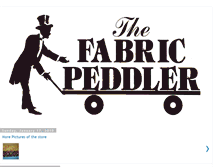 Tablet Screenshot of fabricpeddler.blogspot.com