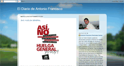 Desktop Screenshot of eldiariodeantoniofrancisco.blogspot.com