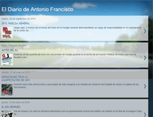 Tablet Screenshot of eldiariodeantoniofrancisco.blogspot.com