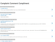 Tablet Screenshot of complaintcommentcompliment.blogspot.com