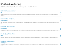 Tablet Screenshot of itsaboutmarketing.blogspot.com