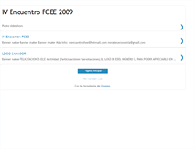 Tablet Screenshot of ivencuentrofcee.blogspot.com
