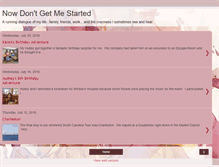 Tablet Screenshot of nowdontgetmestarted.blogspot.com