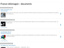 Tablet Screenshot of memoires-france-allemagne-docs.blogspot.com