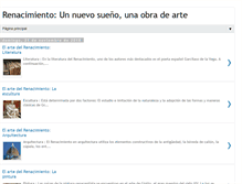 Tablet Screenshot of el-arte-renacimiento.blogspot.com